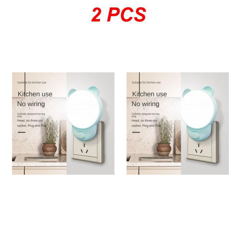 LED Plug-in Night Light LED Dimmer Baby Nursing Eye Sleep Light Bedroom Sleep Light Plug LED Energy Saving Cute Mini Lamp