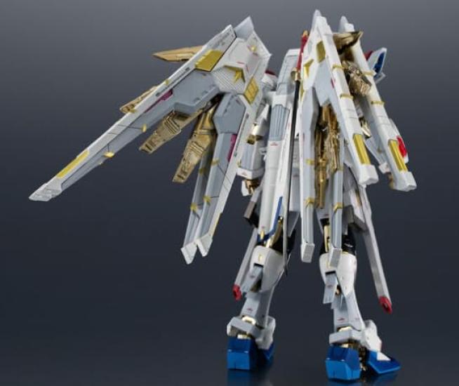 Chogokin Mighty Strike Freedom примерно АБС ПВХ окрашенная фигурка действия Гандам, 188 мм, и и литой металл