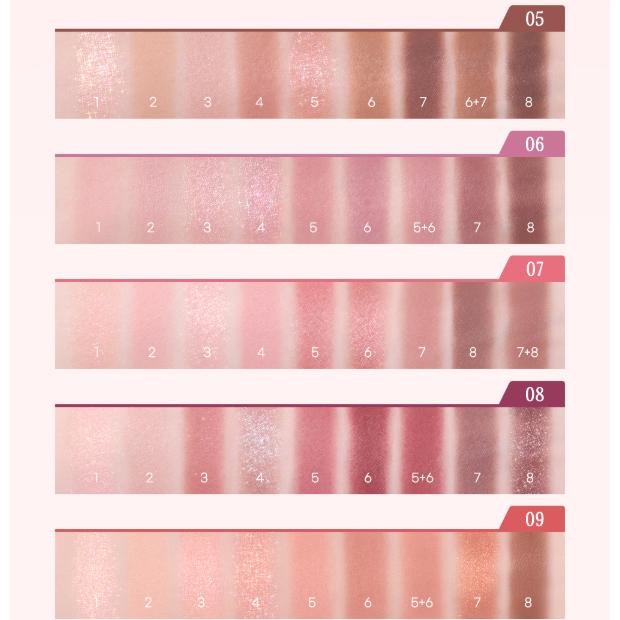 Peripera Палетка теней All Take Mood  5.3 г (9 цветов)