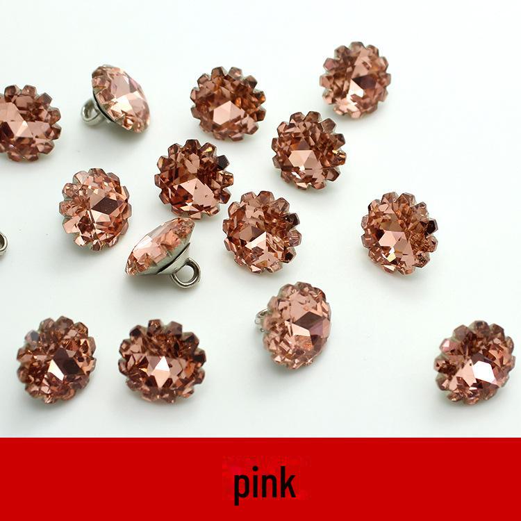 Sanai Crystal & Colored Diamond Buttons for Ladies' Clothing & Men's Shirts