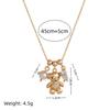 Pendant Simple Key Butterfly Love Starfish Zircon Pendant Cute Fashion Necklace Female