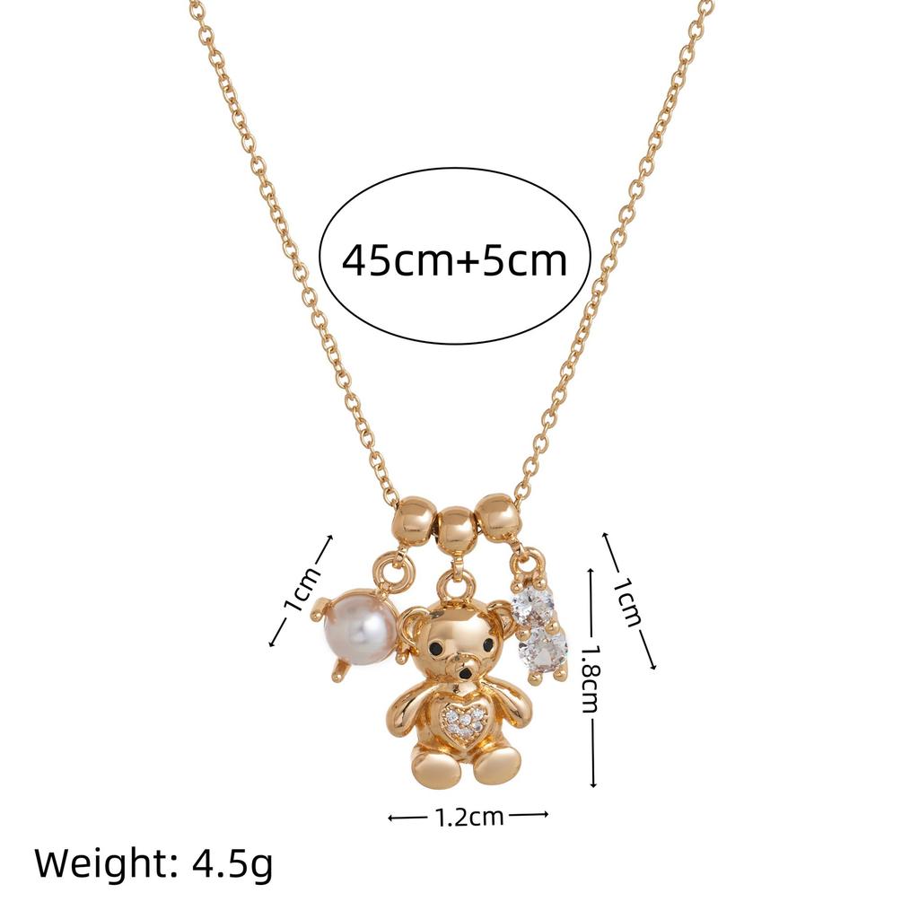 Pendant Simple Key Butterfly Love Starfish Zircon Pendant Cute Fashion Necklace Female