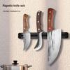 Wall-Mounted Magnetic Knife Holder: Punch-Free, Strong Plastic Suction for Kitchen Knives.