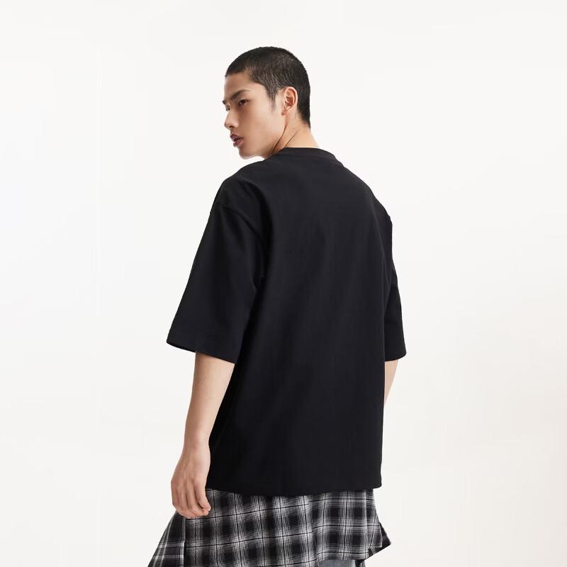 Jack&Jones Мужская футболка с коротким рукавом свободного кроя с принтом букв
