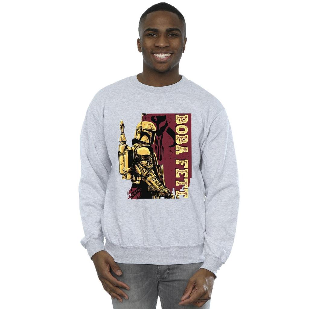Star Wars Mens The Book Of Boba Fett Western Style Sweatshirt
