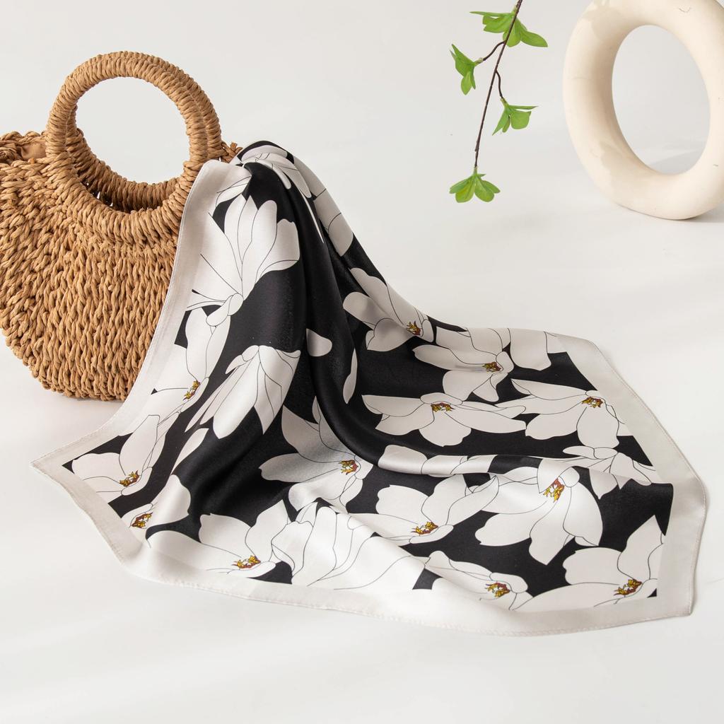 Новый весенний стиль шелковый шарф Mulberry маленький квадратный шарф шелковый высококачественный принт модный универсальный шарф