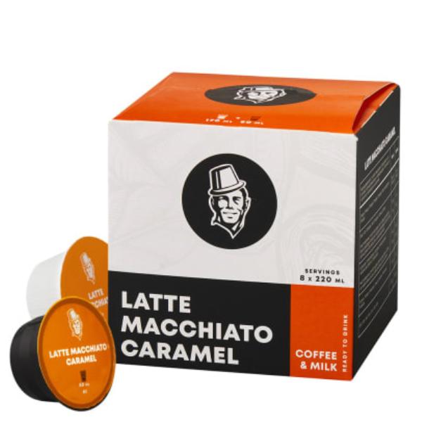Cafe Capsulen Dolce Gusto Compatible Latte Macchiato Caramel 16 Capsules