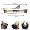Ninja Z250 R6 CBR GSX1000 ZX6R R25R3R1 Motorcycle Sports Car Loud Exhaust System