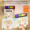 Children's Educational And Interesting Finger Painting Book For Kindergarten Primary School Students Hand-painted Fingerprint Painting 1ml