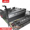 JEYI Адаптер VolleyStar PCIE To NVMe с радиатором из алюминиевого сплава, карта M.2 RGB PCIe 4.0 с низкопрофильной скобой 1/2U