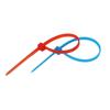 100-600Pcs Color 3x100mm Nylon Black Self-Locking Cable Ties Color Plastic Zip Ties  Cable Ties  Cable Organizer Wire Strap