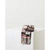 Daks Unisex Pink Check Cashmere 100  Muffler Dbmu4f908p2