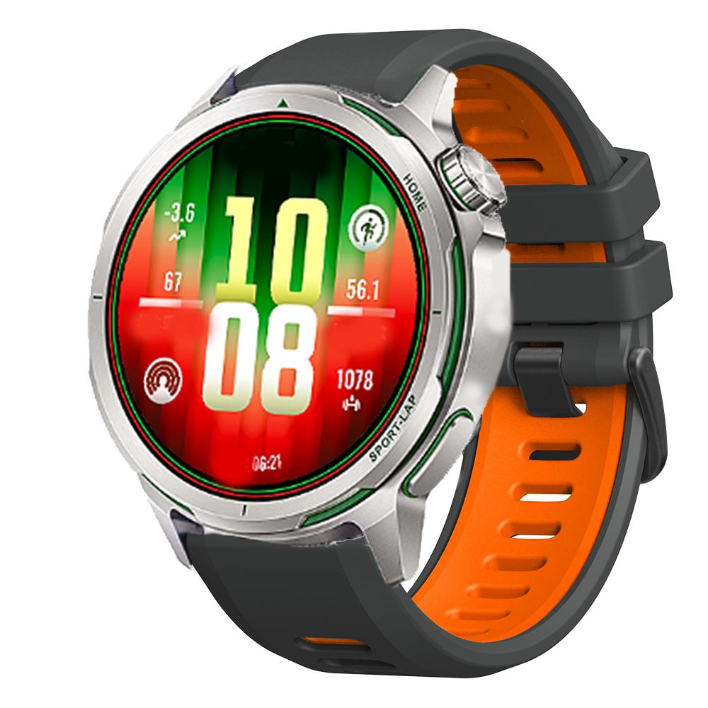 Быстросъемный 22 мм двухцветный спортивный силиконовый ремешок для HUAWEI WATCH GT Runner2 Ремешок для HUAWEI GT6 GT5 GT4 GT3 46 мм браслет