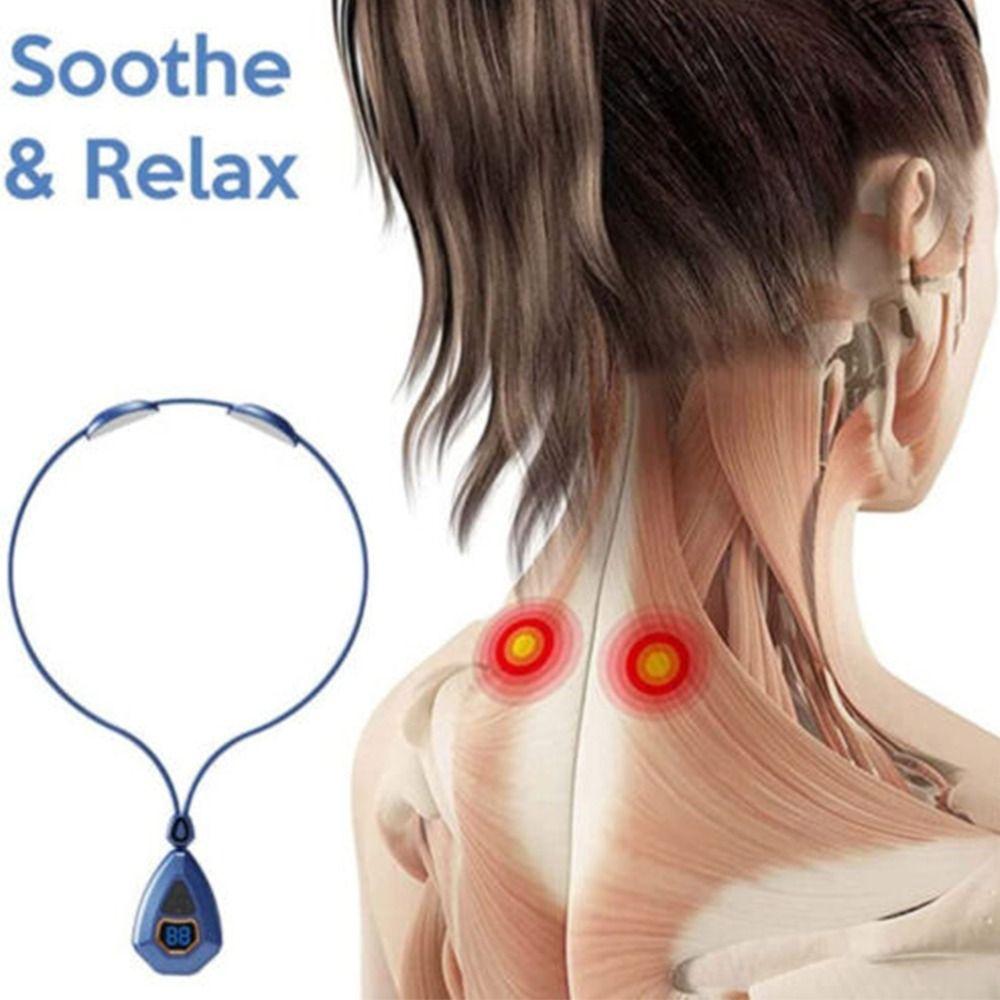 Подвеска для ухода, портативный массажер для тела, EMS, массажер для шеи, устройство для массажа шеи, акупунктурные точки, лимфвитация