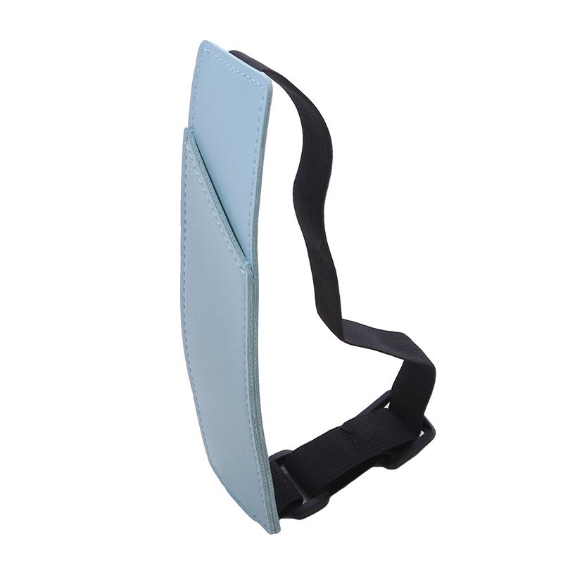 Регулируемый держатель для ручки на резинке, однотонный чехол для ручки из искусственной кожи, студенческий блокнот, страница книги, зажим для ручки