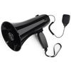 Power Portable 35w Bullhorn Megaphone Speaker With Built-in Siren Usb Flash Drive 240s Recording Black