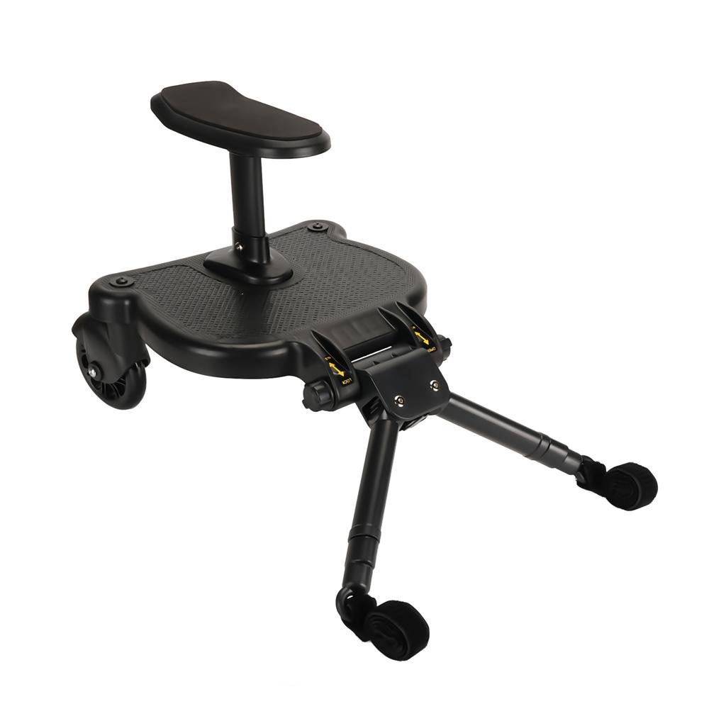 Universal Stroller Board with Detachable Seat Adjustable 2 In1 Sit and Stand Stroller Glider Board