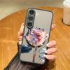 Матовый магнитный чехол с цветочным принтом Crystal Rose для Samsung S24 FE S23 S22 Ultra S21 A55 A15 A54 A35 A34, прозрачный, противоударный, для тонкого телефона MagSafe