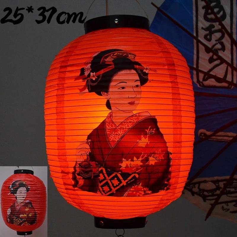 Традиционный подвесной фонарь в японском стиле Водонепроницаемые фонари из ПВХ для суши-магазина, ресторана, паба, бистро Izakaya, украшения для декора