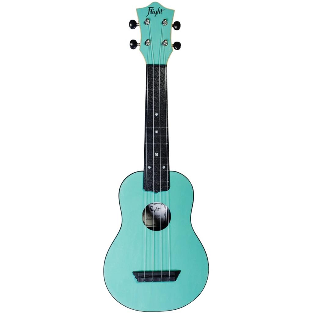 Flight Travel Ukulele из дерева и АБС-смолы, гибридная укулеле сопрано, светло-голубая TUS-35LB