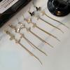 French High-End Light Luxury Butterfly Fringed Femininity Long Versatile Personality New Trendy Ear Jewelry