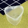 10PCS 45ml Transparent Box DIY Sealed Plastic PP Storage Box Heart-shaped Suitable Storage Boxes & Bins Medical Kit