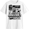 Футболка для взрослых Minecraft Манга Истории Крипер