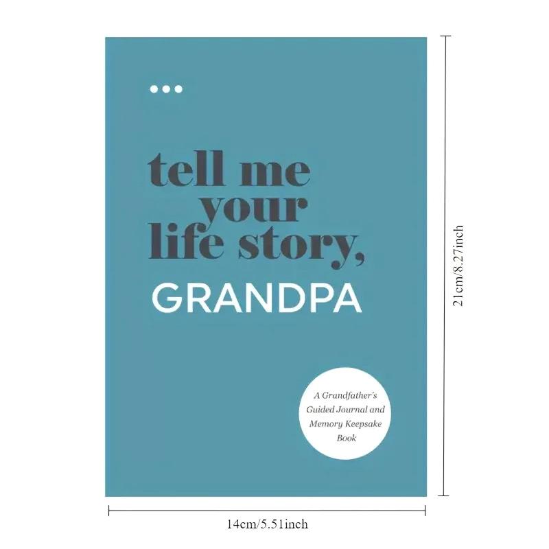 Расскажи мне свою историю жизни, мама, папа, бабушка, дедушка Журнал Многоцелевой журнал Книга Портативный блокнот Школьные родители Подарок