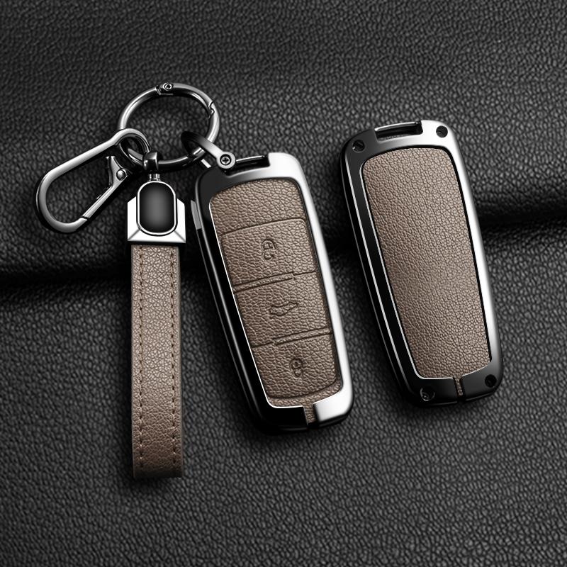 Car Key Case Cover Holder Shell for Volkswagen VW CC Passat B6 B7 Passat 3C CC Maogotan R36 B5 B7L Protect Keychain Accessories