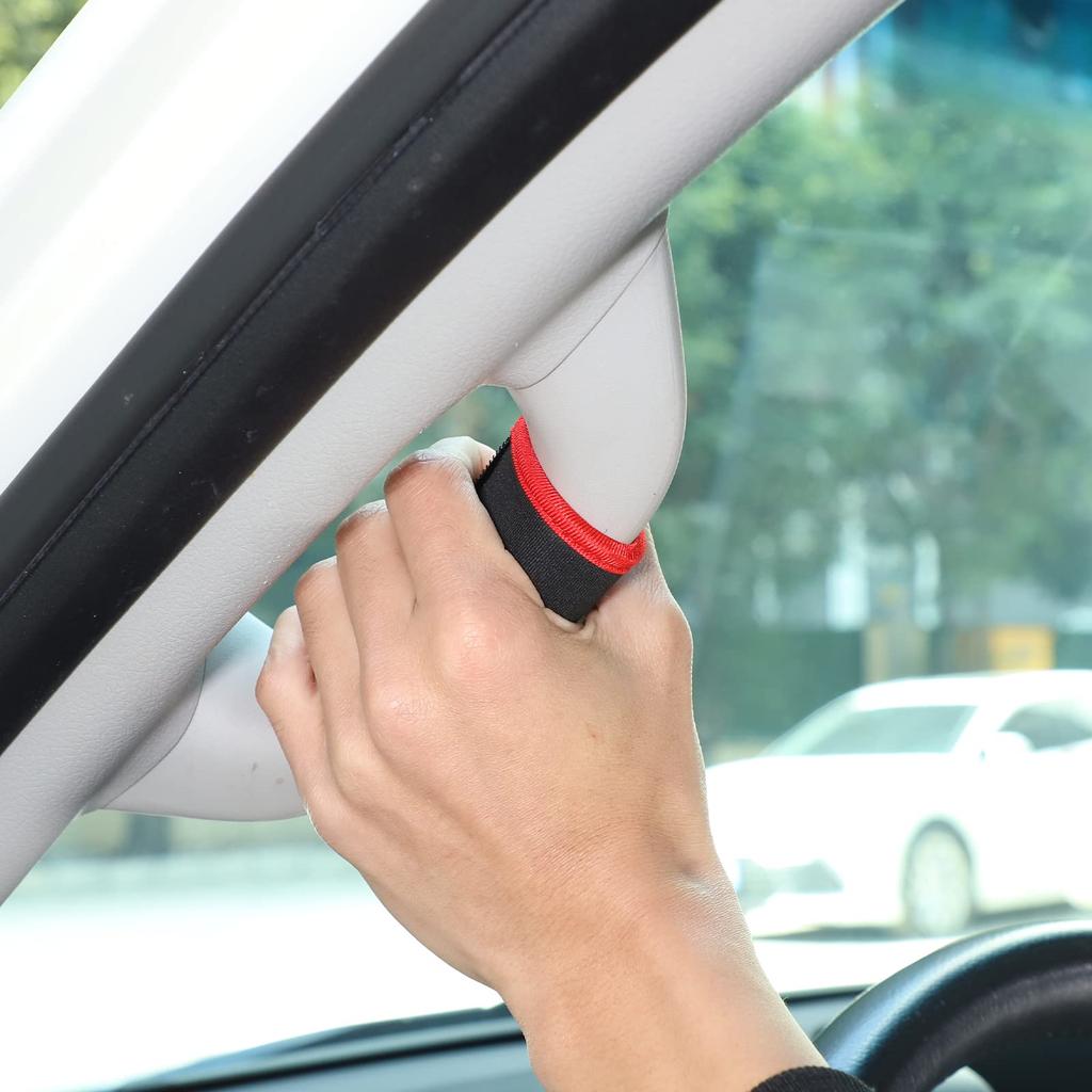 Sauicemy Применимо к Toyota Land Cruiser Prado FJ150LC150150 Салон автомобиля AB Pillar Assist Grip Защитный чехол Вспомогательный чехол для руки Поручень