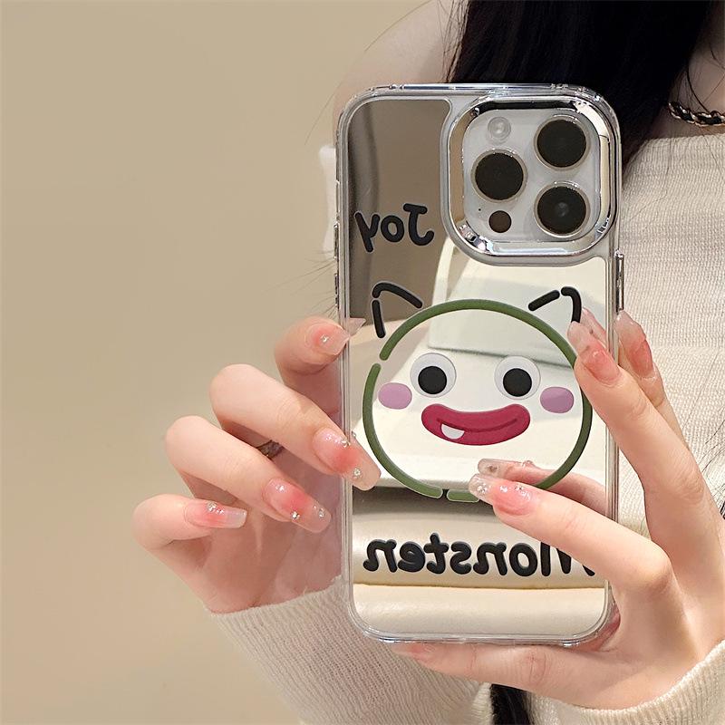 Zhitai iPhone 14 Three-in-One Mirror Case for iPhone 16 Pro/15 Pro Max/12/13.