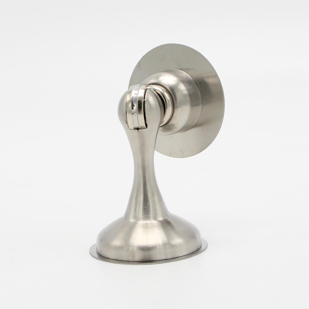No Punching Stainless Steel Door Stops High Grade Strong Magnetic Door Stopper with 3M Adhesive