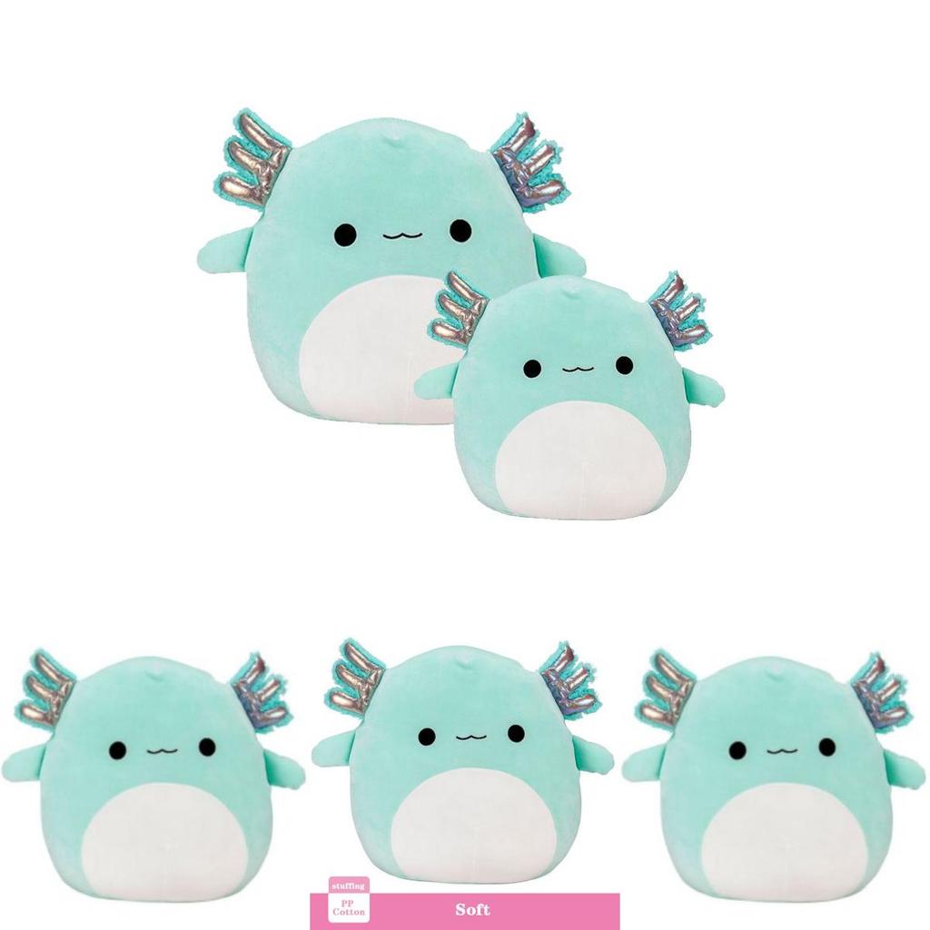 Adorable 8" And 16" Plush Axolotl Teal Green Anastasia Doll Ideal For Kids Gifts