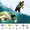 10.5G/30MM VIB Fishing Lure with Treble Hook Spinning Sequin Long Casting Hard