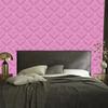 Geometric rhombus wallpaper, fine detail, powder pink 50x1000