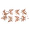 Metal Butterflies Rain Chain Decorative Water Diverter Functional Rain Chimes for Downspouts Garden