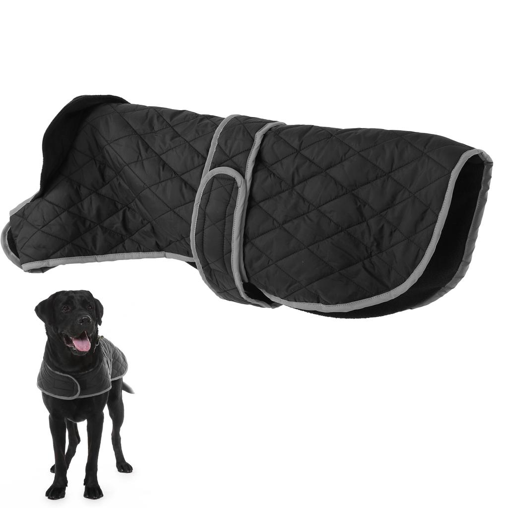 Ветрозащитная светоотражающая регулируемая куртка для собак в холодную погоду для больших собак