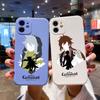 Genshin Impact Anime Luxury Square Liquid Silicone Phone Case For iPhone 14 11 12 13 Pro Max Mini X XS XR 7 8 Plus SE2 DIY Cover