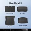 Обновленные коврики в багажник Tesla Model 3/Y из ТПЭ - Передние и задние, Защитные аксессуары для тюнинга.