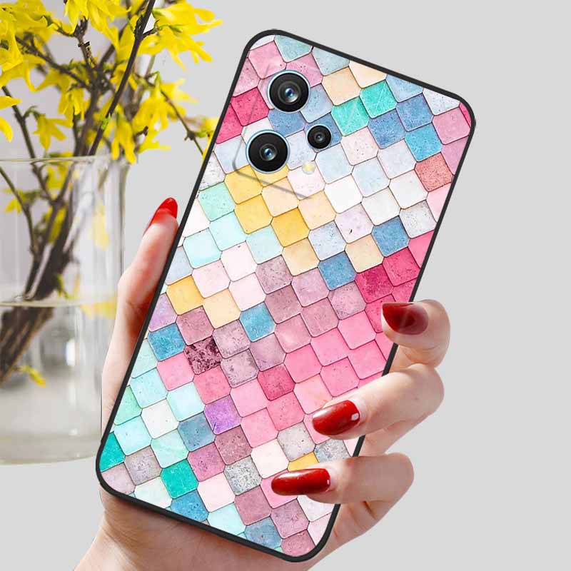 Lovely Beautiful Phone Cases For Realme 9 5G Case Silicone TPU Soft Bumper for Realme 9 Pro+ Plus 5G Realme9 9Pro Protect Capa