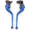 FXCNC Racing Long Adjustable Brake Clutch Levers Set Pair for fit Yamaha XT660 XT660R XT660X 2004-2013,Warrior YFM350 2002-2004,Raptor YFM660