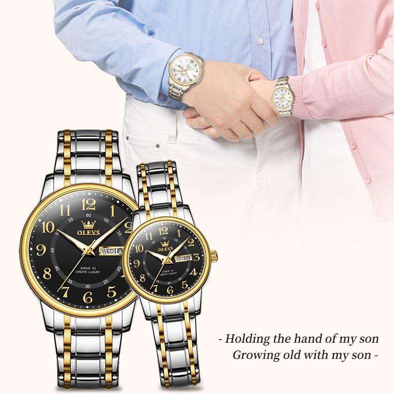 OLEVS Брендовые часы Новые простые кварцевые часы для любителей выражений Нишевые женские часы Женские часы