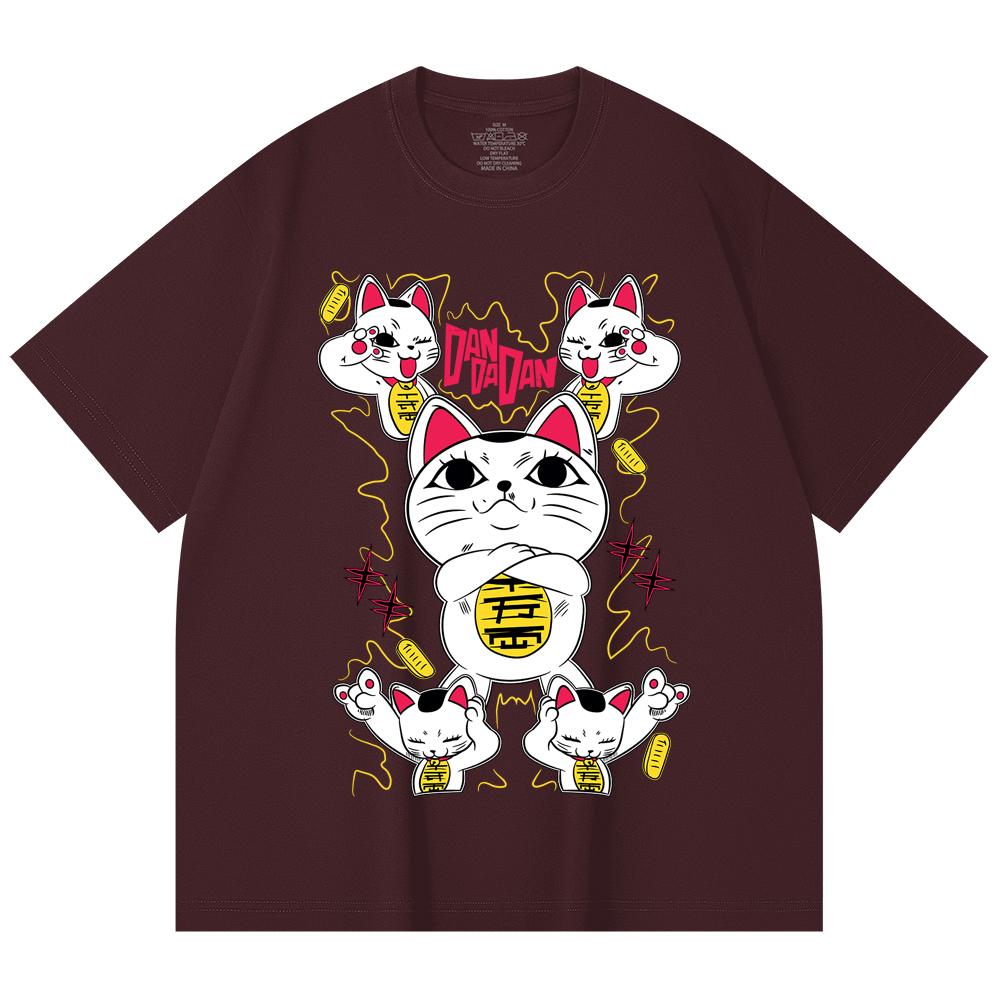 230 Gsm 100% Cotton DanDaDan V6 Turbo Granny Print Unisex Heavy Cotton T Shirt