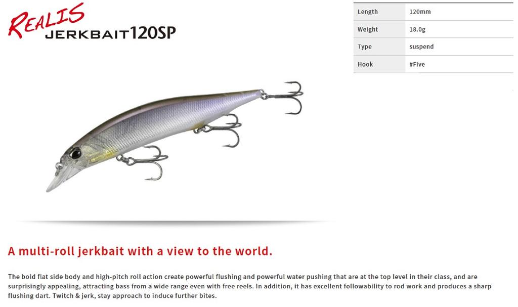DUO Realis Jerkbait 120SP подвесная приманка CCC3354 (9244)