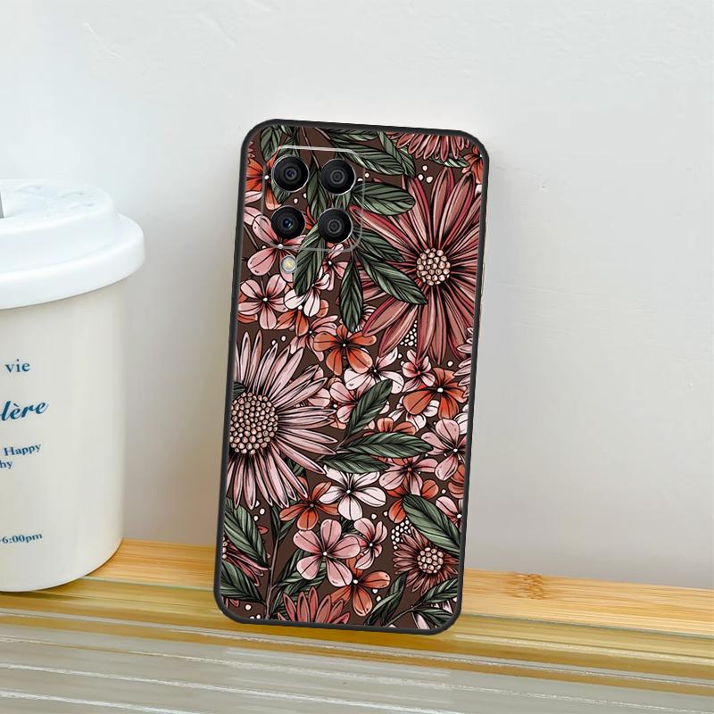 Чехол с рисунком Цветы Природа Листья Для Samsung Galaxy M21 M31 M11 M13 M54 M34 M14 M56 M36 M16 M53 M32 M52 M35 M55 M15 M06