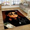 MJ Король Поп-музыки Майкл Джексон Ковер для Гостиной Спальни Домашний Декор, Нескользящий Коврик Декорация для Дивана Прикроватный Коврик Подарок