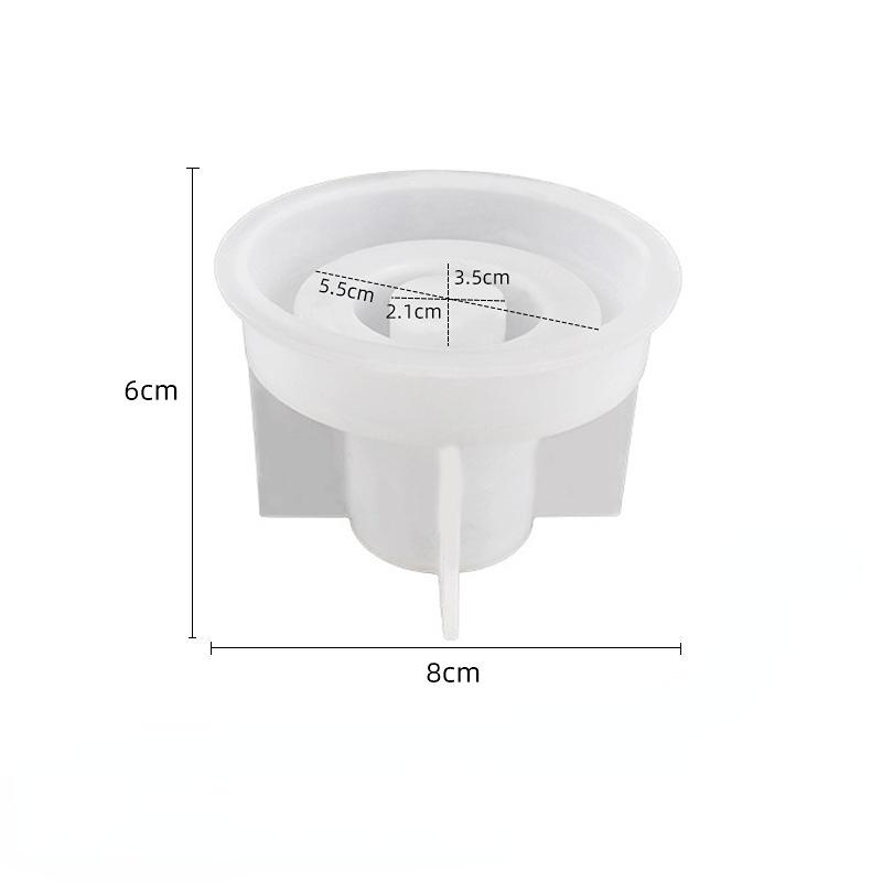 1PC DIY Candle Holder Mould Mold Candlestick Casting Silicone Mould Home Decoration Crafts