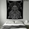 Odin Viking Warrior Pattern Home Decor Tapestry, Wall Hanging, Decorative RV Wall Cloth.ZGT0914129