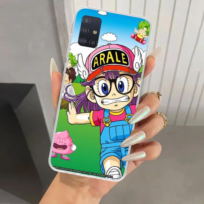 Чехол для телефона с Арале из аниме Доктор Сламп для Samsung Galaxy A52 A32 A22 A12 A02S A50S A30S A10S Note 20 Ultra 10 Plus S10 A31 A20 A71 A72
