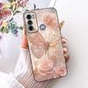 For Motorola Moto G40 Fusion / Moto G60 Phone Case Bow Pattern Colorful Butterfly Flower Back Cover Soft Matte Silicone Casing
